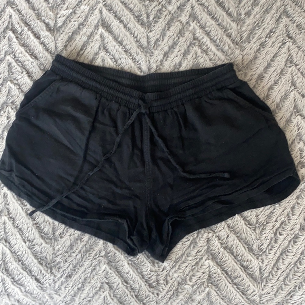 Universal Thread Co Black Drawstring Soft Shorts